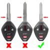 Replacement For 2008 - 2017 Mitsubishi Lancer Remote Head Key Fob OUCG8D-620M-A