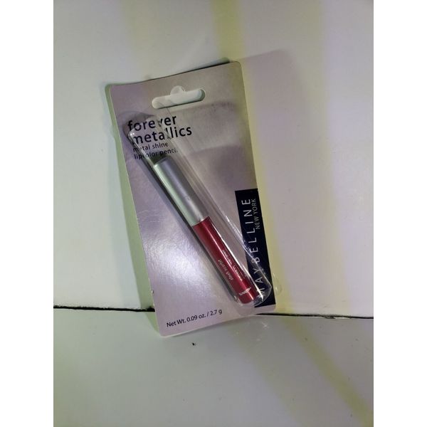 Maybelline Forever Metallics Lipcolor Pencil Carded Sleek Scarlet