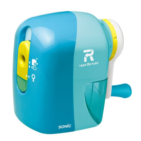 Sonic Toga-Return Manual Pencil Sharpener , lightblue