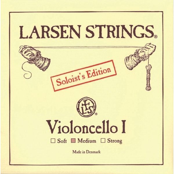 Larsen Strings For Cello A Chrome steel Soloist's Edition I 4/4; Strong