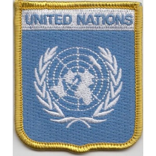 United Nations UN Flag Embroidered Patch Badge