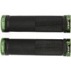 Clarks Vice Lock-On Handlebar Grip Black with Green Anodised End