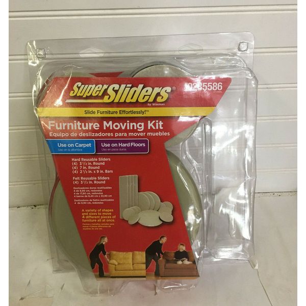 SUPER SLIDERS - XLarge SIze Hard and Soft Felt Furniture Sliders FREE SHIPPING