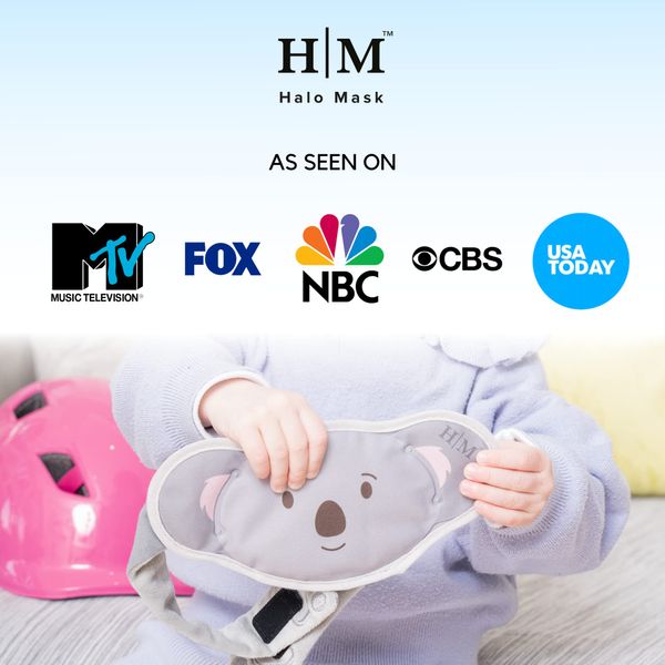 Halo Mask Kids Ice Pack for Injuries -"Kam The Koala" Kids Ice Pack - Cold Compress for Kids - Children's Hot & Cold Packs for Pain Relief, Fever, First Aid - Gel Ice Packs with Storybook