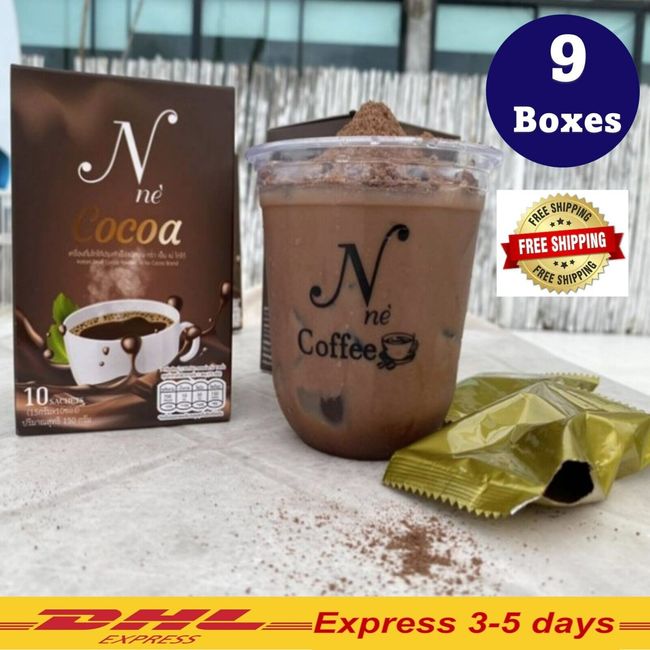 9x N ne' Cocoa Controls Hunger Delicious Full For a Long Time Detox Lose Weight