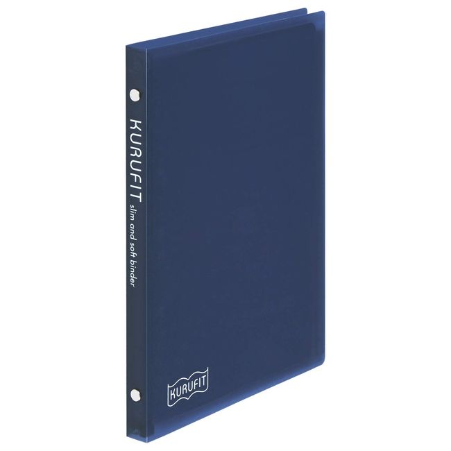 Maruman F091-02 Kurufit Loose Leaf Binder, A5, 20 Holes, Blue