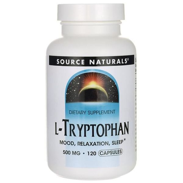 Source Naturals L-Tryptophan 500 mg 120 Caps