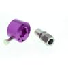 Aluminum Quick Release Steering Wheel Hub, Hex, 5/8 Inch