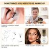 QUEWEL Eyelash Extension Glue 6ML Strong Black Lash Glue 1-2 Sec Quick Drying Professional Lash Extension Glue for Sensitive Retention 7-8 Weeks Eyelash Glue