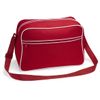 BagBase - Retro Shoulder Bag - Classic Red/White