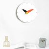 Modern Minimalist Orange & Black Wall Clock (S7096_CLOCK)