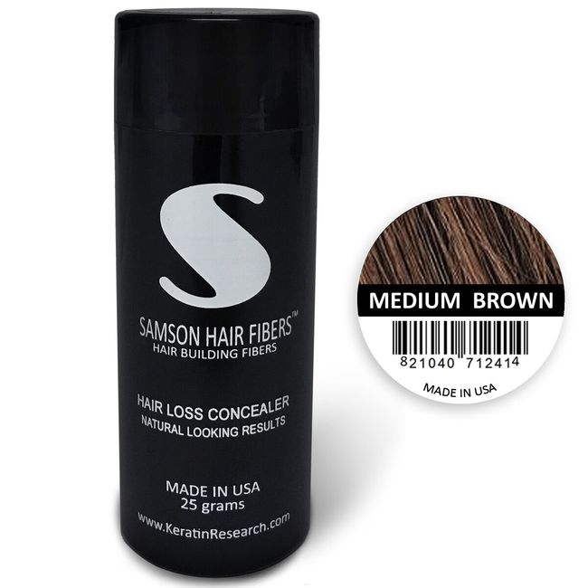 Instant Dark Brown for Thining Hair Loss Original Samson hair Building Fiber 25g