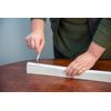 Original Arch Light Filtering Fabric Shade, White, 72" x 36"