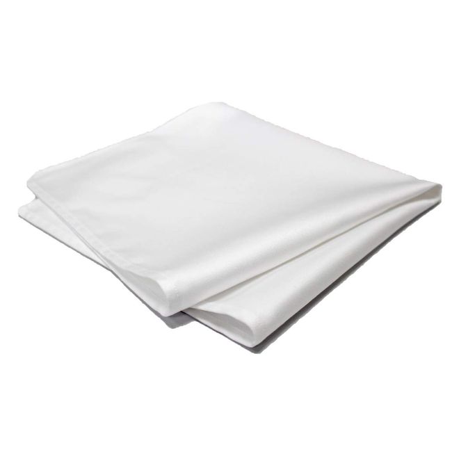 Wine Torsion Table Napkins, 100% Cotton, 20.1 x 20.1 Inches (51 x 51 cm), White, Set of 4