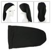 TSHAOUN 2 Pieces Dreadlock Cap Long Hair Dreads Head Wraps Braids Bonnet Tube Headbands Dreadlocks Hair Wraps Sleep Bonnet for Men Women. (Black)