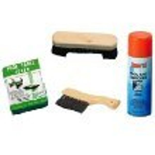 Homegames Pool Table Cloth Kit 7ft Cover,Brushes + Cloth Cleaner
