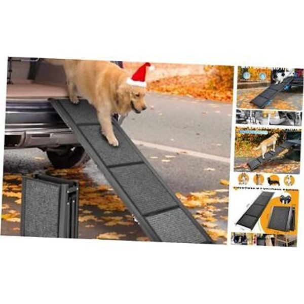 Dog Ramp for Car, 63"x17" Dog Ramps for Large Dogs with Anti-Slip 63" L x 17" W