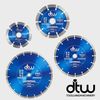 DTW Plus Universal Diamond Blade - General Purpose Blade For Light Concrete, Concrete Block, Brick, Medium Sandstone & More
