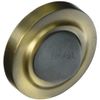 Deltana WBC238U5 23/8-Inch Diameter Solid Brass Convex Flush Bumper