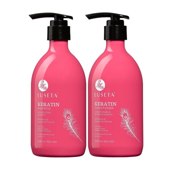 Luseta Keratin Smooth Shampoo and Conditioner Set (2 x 16.9 oz.) FREE SHIPPING