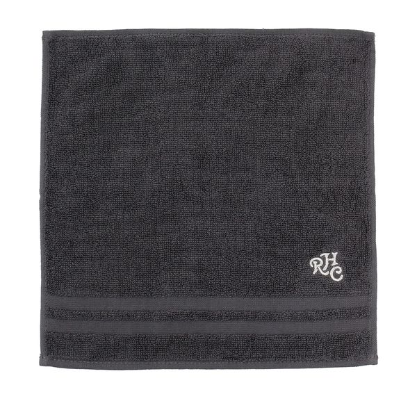 RHC Ron Herman Cafe Towel, Handkerchief, Gift Box Included, Mini Towel, Set of 2 (Charcoal x Pink)