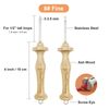 Wool Queen 8# Fine & 10# Regular Size Beech Wood Handle Punch Needle Rug Hooking Tool Sets