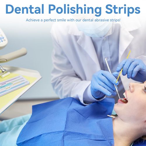 60pcs Teeth Sanding Strips 4x150mm 4 Types Dental Polishing Strips Sandpaper Coarse Fine Sanding and Grinding Dental Sandpaper Oral Care for Teeth Whitening Cleaning Tartar Remover