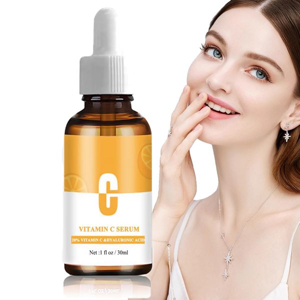 20% Vitamin C Serum for Face with Hyaluronic Acid, Reduce Pigmentation for Face, Boost Skin Collagen, Anti Aging & Wrinkle Facial Serum, Brighten Hydrate & Plump Skin, Dark Spot Remover for Face