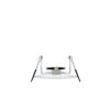 Integral 4 Pack Evofire 70mm cutout Fire Rated Downlight White Round +GU10 Holder + loop-in loop-out terminal block