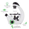 IQCrew Science Discovery Series Inverted Microscope w 25 Prepared Slides & Book