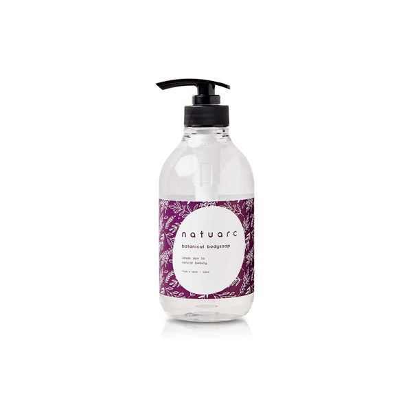 Natuarc Body Soap [500ml 1 bottle] Organic No Additives Naturally Originated Botanical Highly Moisturizing Ingredients