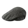 TOSKATOK Tweed Flat Caps-GREYHERR-LXL