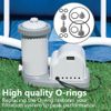 Zafina-UP Filter Pump Replacement Seals Kit Pack 25004/2,500 Gallon for In-tex Pool Filter Pump