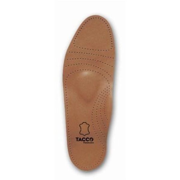 Tacco Men's Full Length Deluxe Leather Orthotic Insole - Size 9 Tan