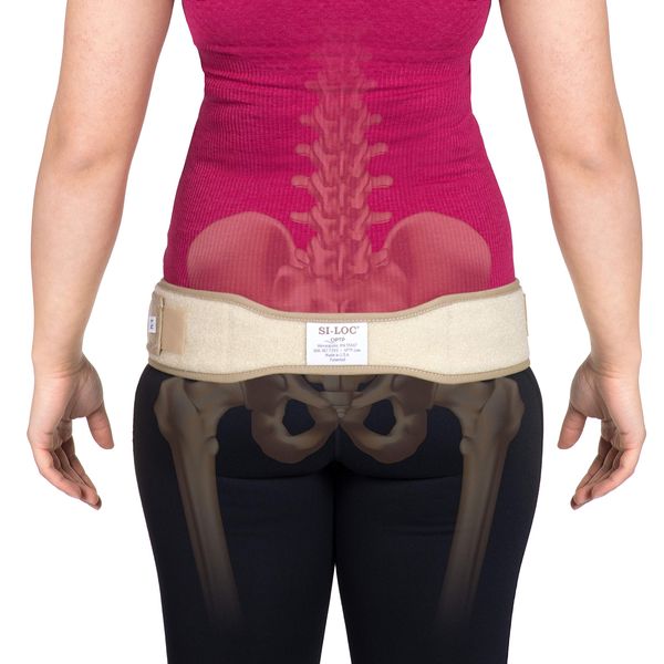 OPTP Si-Loc Sacroiliac Support Belt - Small/Medium (670) - Low Back & Pelvic Pain Relief