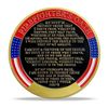 Firefighter Oath Challenge Coin Fireman Prayer Coin