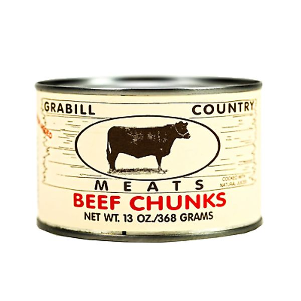 Canned Beef Chunks, Favorite Amish Food, 13 Oz. (Pack of 2)