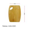 12pc Bulk Plain 15x11" Bamboo Serving Tray Charcuterie Platter Cutting Board Set