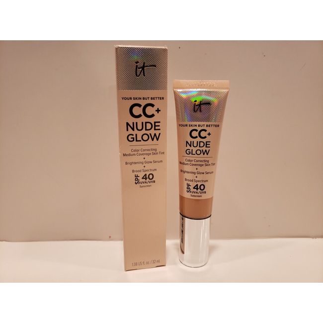 It Cosmetics ~ Your Skin But Better CC+ Nude Glow ~ SPF40 ~ Light Medium