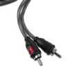Belva BAK86 Red 8 Gauge Amplifier Wire Kit with 6-Channel RCA Cable