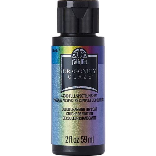 FolkArt Dragonfly Glaze Premium Acrylic Topcoat Paint, Full Spectrum, 44380