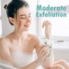 myHomeBody Dual-Texture Shower Sponge Exfoliating Sponge | Bath Sponge for Women | Body Scrubber Body Exfoliator | Body Sponge, Loofah Sponge for Men | Exfoliating Sponge, 1pc
