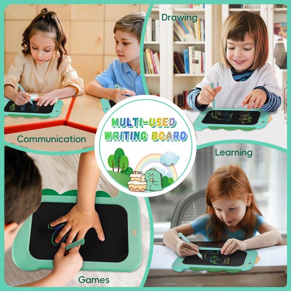 bemece LCD Writing Tablet, 8.5 Inch Colorful Doodle Board Drawing Tablet for Kids, Learning Educational Toys Gifts for 3-8 Years Old Boy and Girls Toddlers