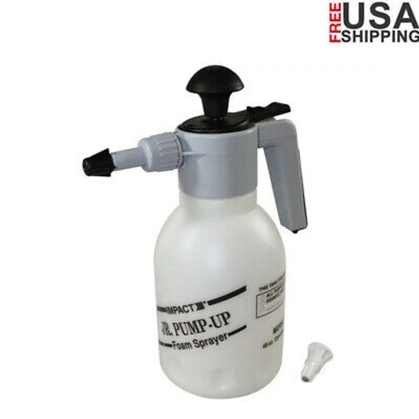 Compact 48 Oz One-Hand Pressure Sprayer Ergonomic Thumb-lock for Gardening New