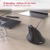 Hama 182698 | Vertical Ergonomic Mouse Anti Strain | Black