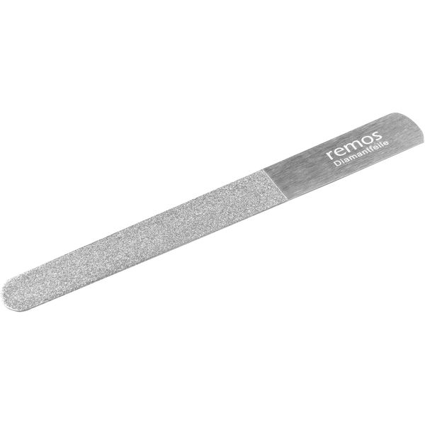 REMOS Diamond Nail File with Very Rough and fine Side - Also for Callus 15 cm