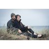 Blauer Peter - gestrickter Schal - Merino - 10 Farben, Farbe:Natur