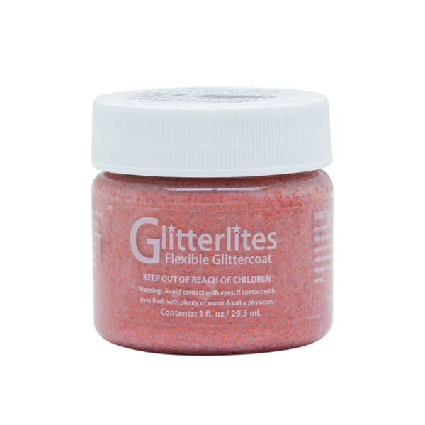 Angelus Paint Glitterlites 1 oz Orange Orange