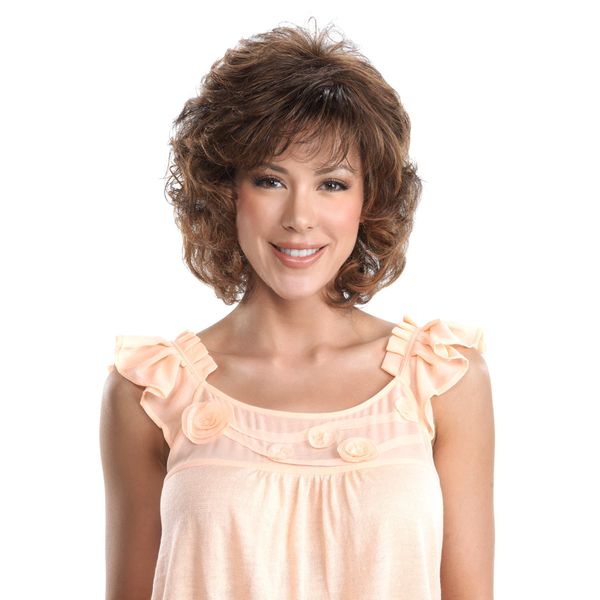 Tony of Beverly Womens Synthetic Wig ''Sonya''-2: Darkest Brown