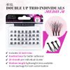 Ardell False Eyelashes Double Trio Individuals Medium Black 4 Pack